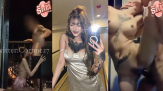 คลิปหลุด cornne27 น้องคอนเน่ สาวรอยสักสุดเเซ่บลีลาเด็ดดูดควยเลียไข่ก่อนให้ซอยหียืนเย็ดอยู่ริมระเบียงท่ามกลางแสงไฟสลัวควยกระแกบหีจนน้ำแตก